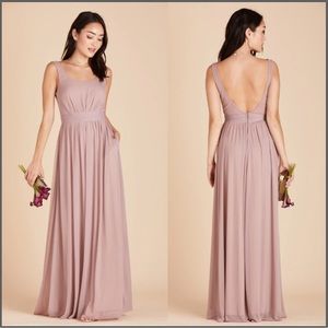 Birdy Grey Jan Bridesmaid Dress in Pale Blush Size Large